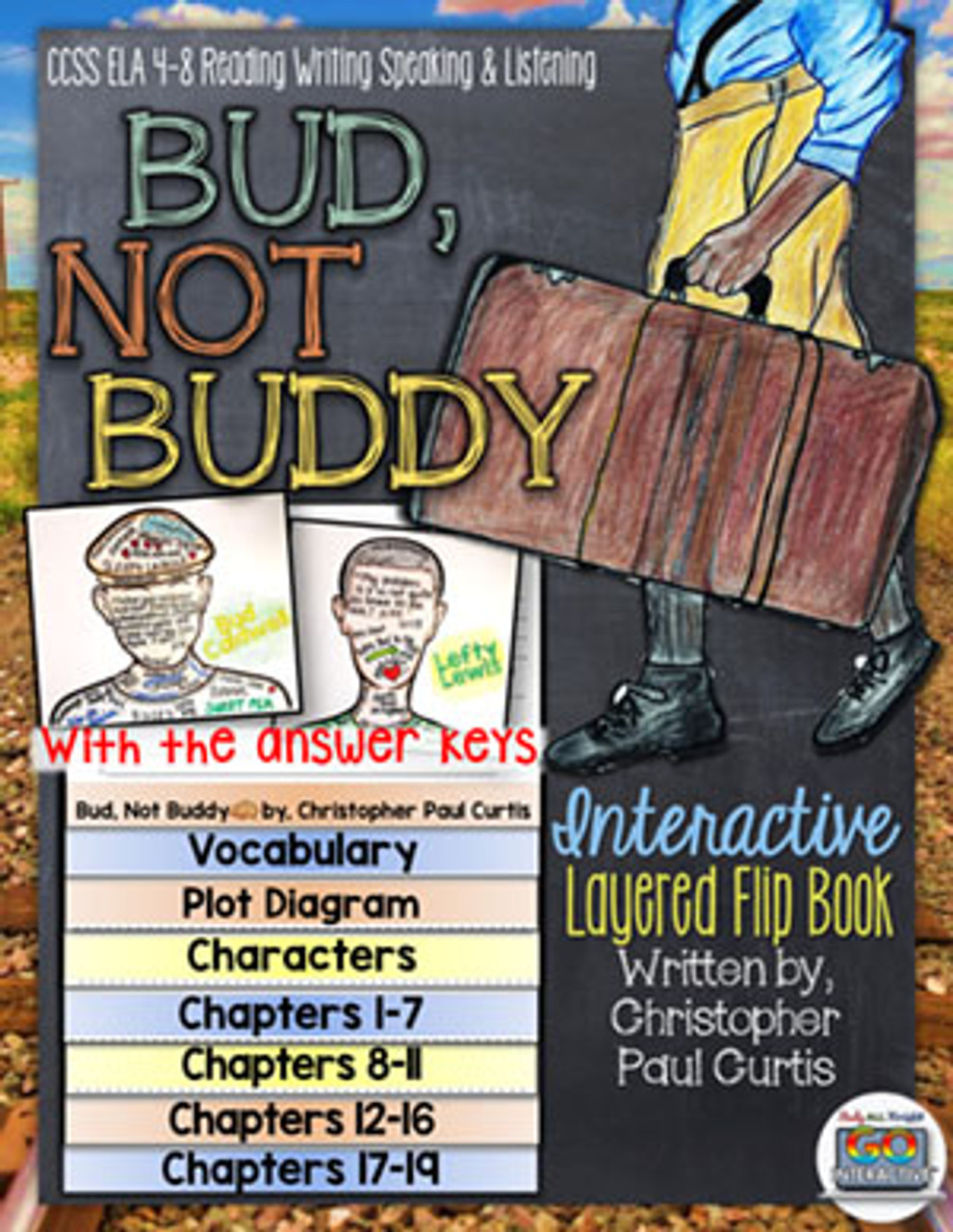 Bud Not Buddy Novel Flip Book Study Guide