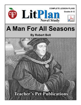 A Man For All Seasons LitPlan Novel Study