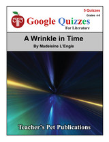 A Wrinkle in Time Google Forms Quizzes
