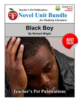 Black Boy LitPlan Novel Study Unit Bundle