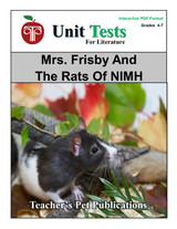 Mrs. Frisby And The Rats Of NIMH Interactive PDF Unit Test