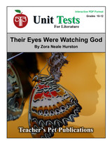 Their Eyes Were Watching God Interactive PDF Unit Test