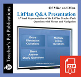 Of Mice and Men Study Questions on Presentation Slides | Q&A Presentation