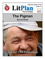 The Pigman LitPlan Novel Study