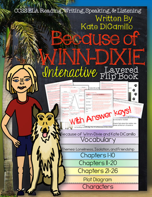 Because of Winn-Dixie Novel Study Flip Book