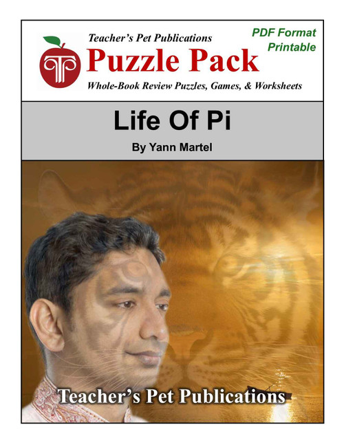 Life of Pi Puzzles, Worksheets, Games | Puzzle Pack