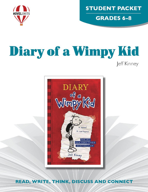 Diary Of A Wimpy Kid Novel Unit Student Packet