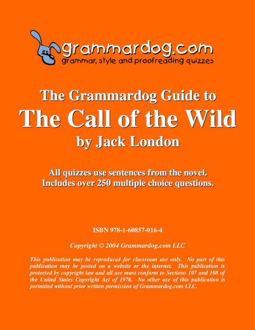 The Call Of The Wild Grammardog Guide