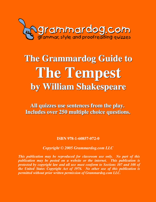 The Tempest Grammardog Guide