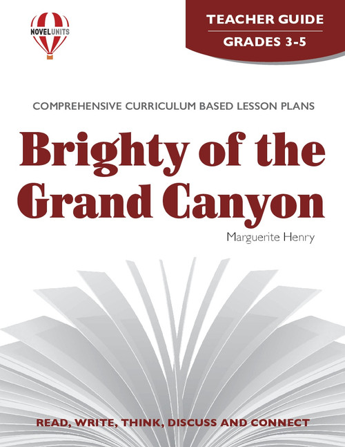 Brighty Of The Grand Canyon Novel Unit Teacher Guide