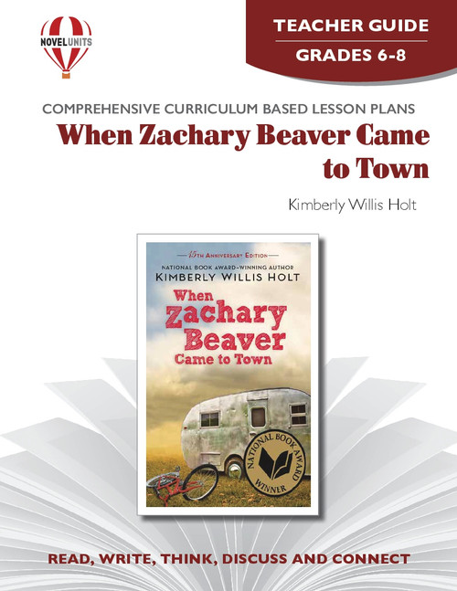 When Zachary Beaver Came To Town Novel Unit Teacher Guide