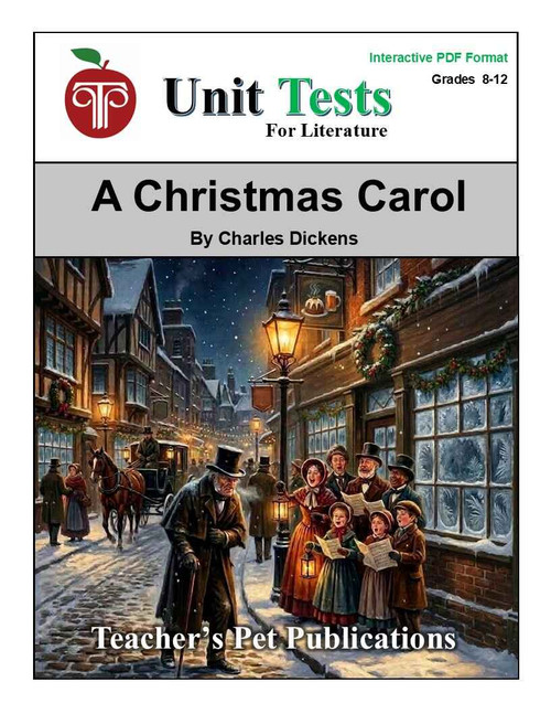 A Christmas Carol Interactive PDF Unit Test