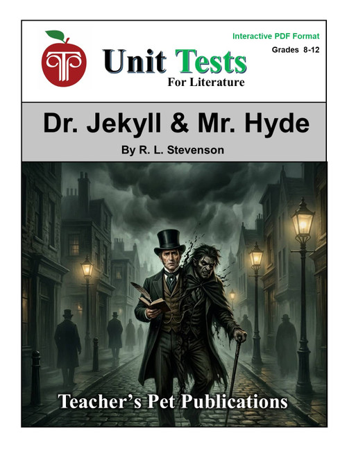 Dr. Jekyll and Mr. Hyde Interactive PDF Unit Test