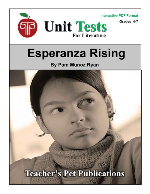 Esperanza Rising Interactive PDF Unit Test