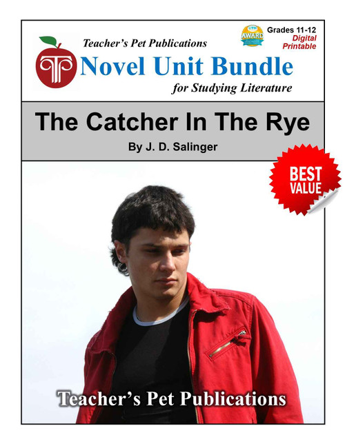 The Catcher In The Rye LitPlan Novel Study Unit Bundle
