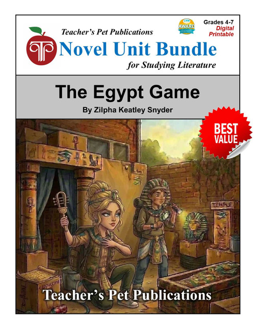 The Egypt Game LitPlan Novel Study Unit Bundle