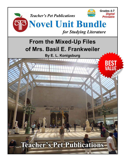 From The Mixed-Up Files Of Mrs. Basil E. Frankweiler LitPlan Novel Study Unit Bundle