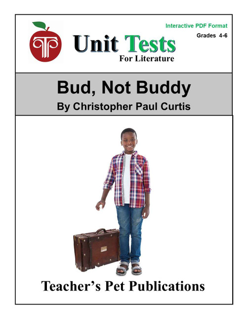 Bud Not Buddy Interactive PDF Unit Test
