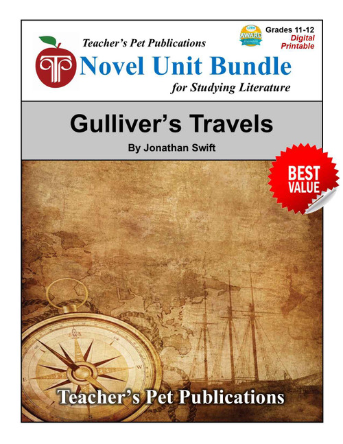 Gulliver's Travels LitPlan Novel Study Unit Bundle
