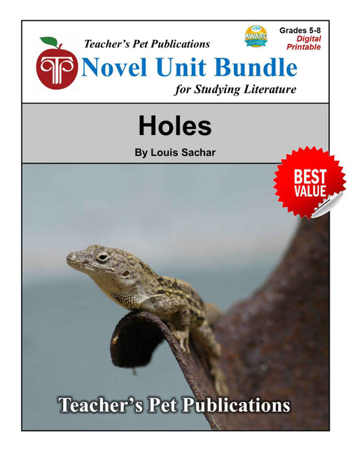 Holes LitPlan Novel Study Unit Bundle