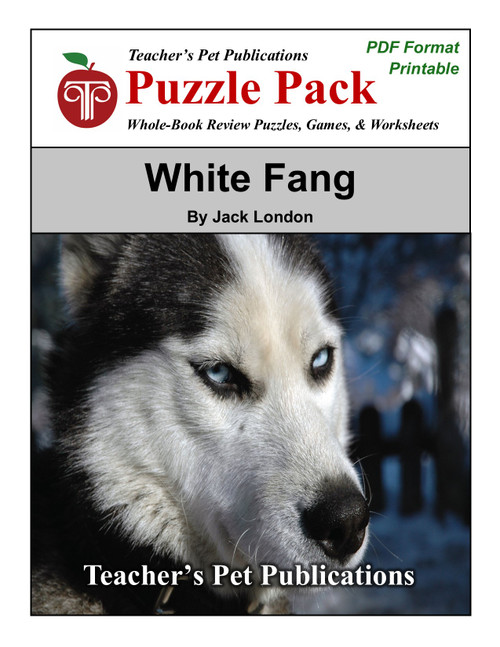 White Fang Puzzle Pack Worksheets, Activities, Games