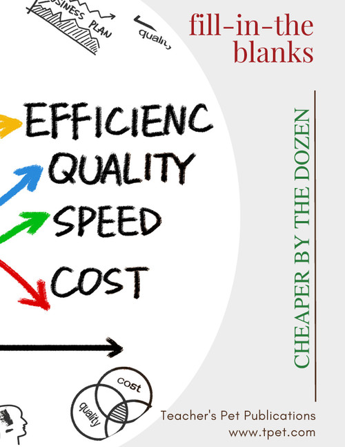 Cheaper By The Dozen Fill-In-The-Blanks Review Worksheet