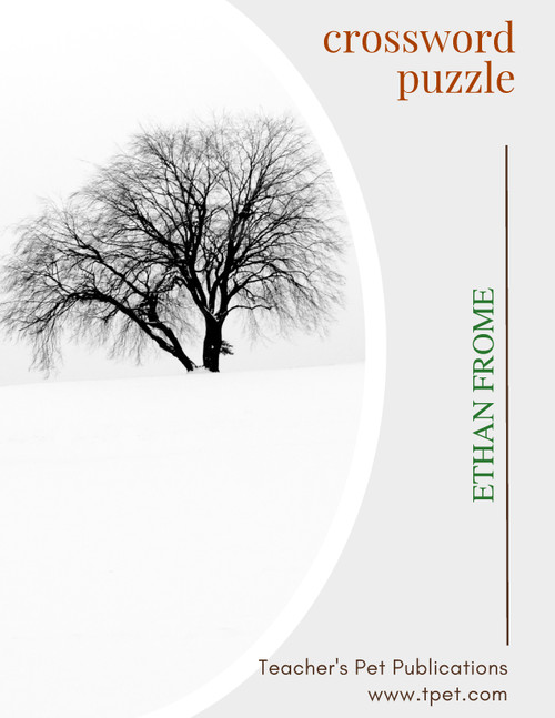 Ethan Frome Crossword Puzzle Review Worksheet