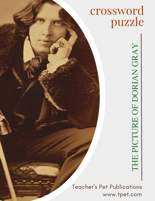 The Picture Of Dorian Gray Crossword Puzzle Review Worksheet