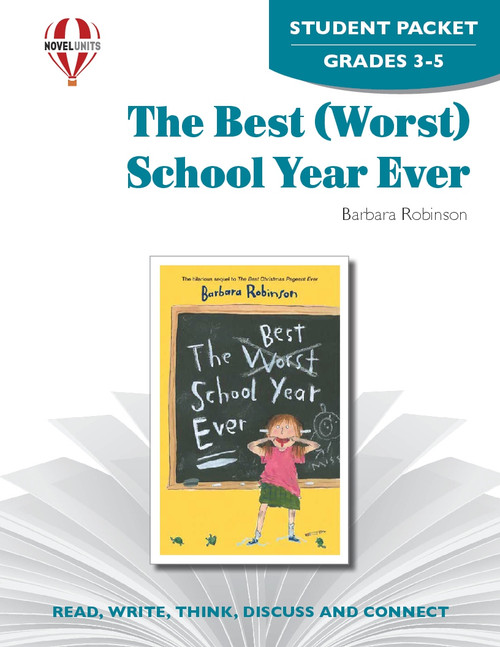 The Best (Worst) School Year Ever Novel Unit Student Packet