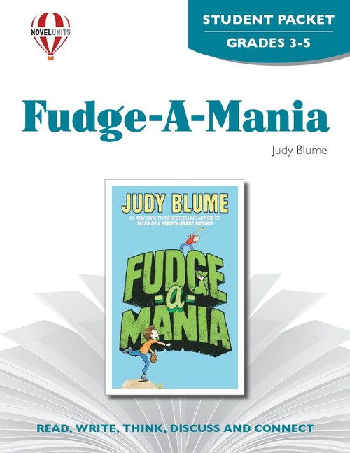 Fudge A Mania Novel Unit Student Packet