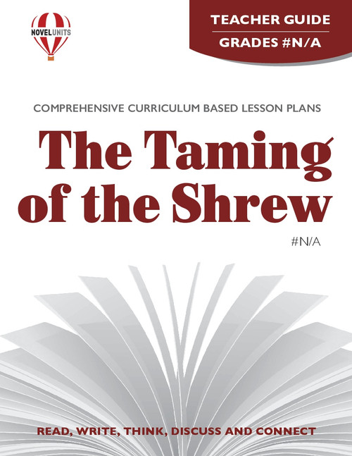 The Taming Of The Shrew Novel Unit Teacher Guide