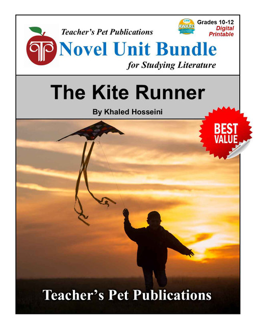 The Kite Runner LitPlan Novel Study Unit Bundle