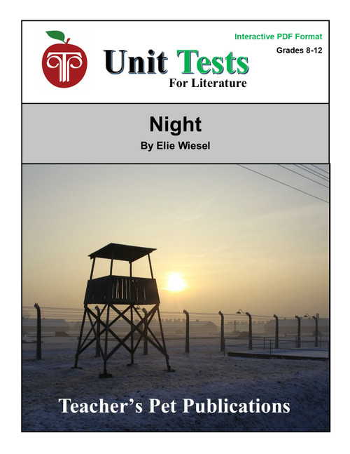 Night Interactive PDF Unit Test