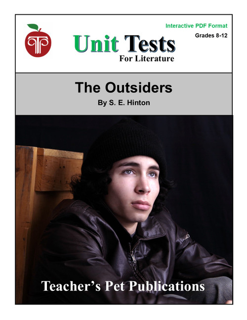The Outsiders Interactive PDF Unit Test | Great for Google Classroom!