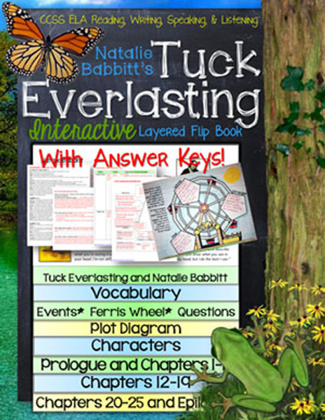 Tuck Everlasting Novel Study Flip Book