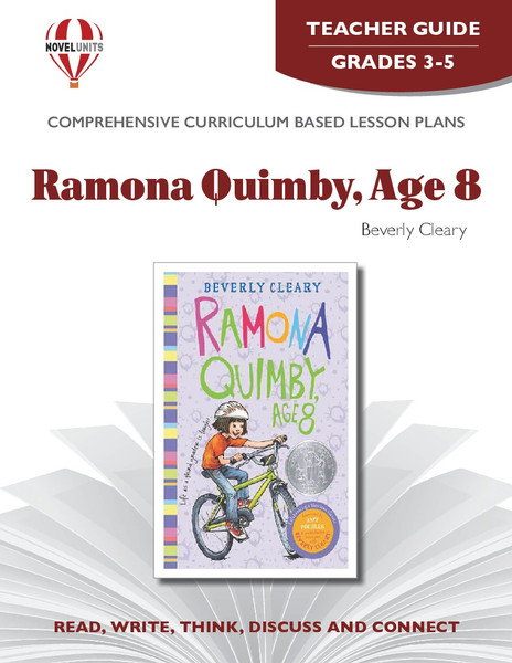 Ramona Quimby Age 8 Novel Unit Teacher Guide