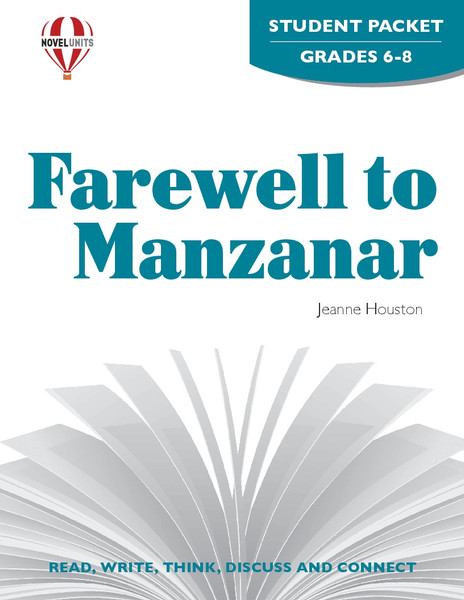 Farewell To Manzanar Novel Unit Student Packet