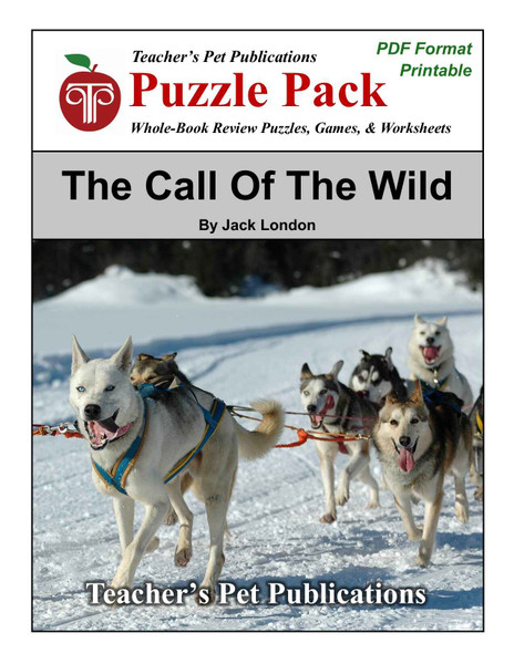 The Call of the Wild Puzzle Pack Worksheets, Activities, Games 