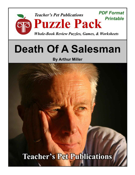 Death of a Salesman Puzzle Pack Worksheets, Activities, Games