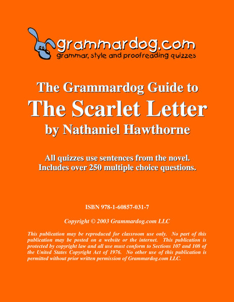 The Scarlet Letter Grammardog Guide