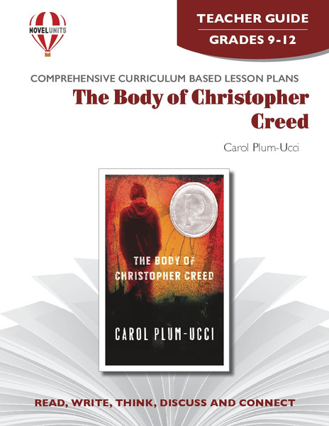 The Body Of Christopher Creed Novel Unit Teacher Guide