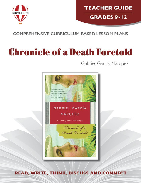 Chronicle Of A Death Foretold Novel Unit Teacher Guide