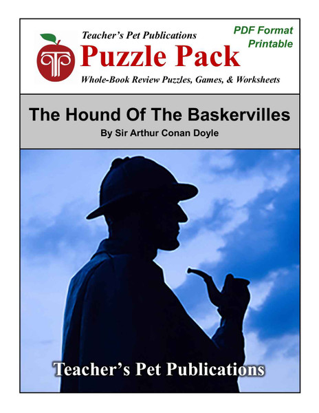 The Hound of the Baskervilles Puzzle Pack Worksheets, Activities, Games