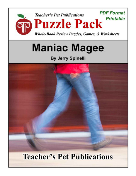 Maniac Magee Puzzle Pack Worksheets, Activities, Games