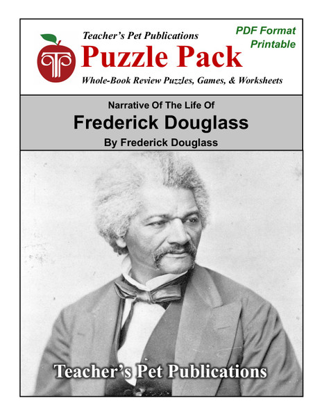 Narrative of the Life of Frederick Douglass Puzzle Pack Worksheets, Activities, Games