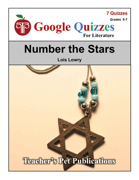 Number the Stars Google Forms Quizzes