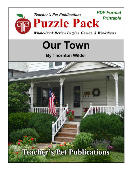 Our Town Puzzle Pack Worksheets, Activities, Games 