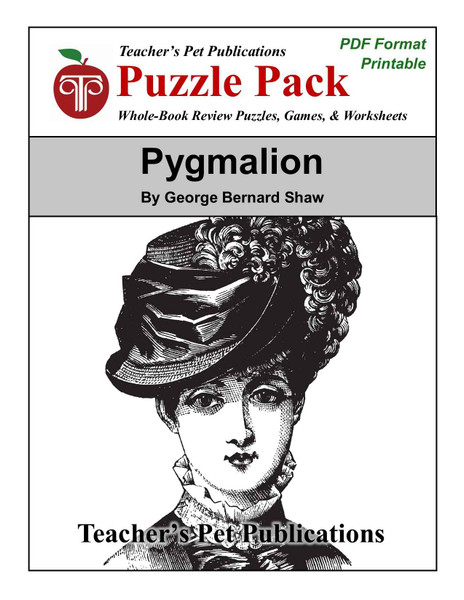 Pygmalion Puzzle Pack Worksheets, Activities, Games 