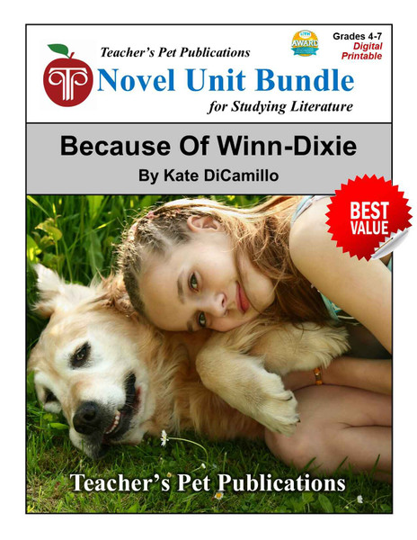 Because of Winn-Dixie LitPlan Novel Study Unit Bundle