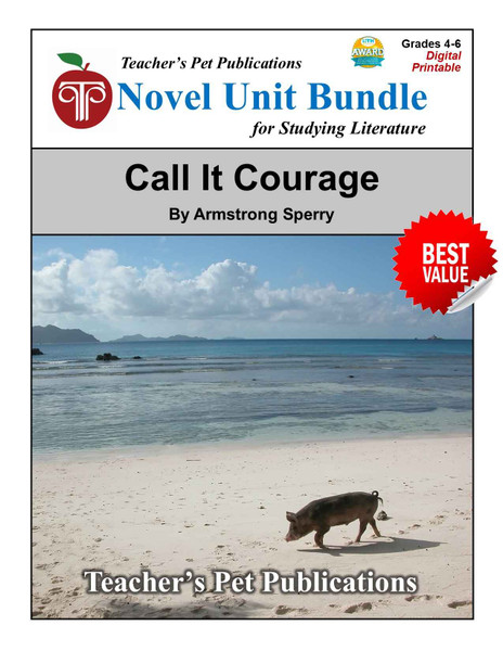 Call It Courage LitPlan Novel Study Unit Bundle